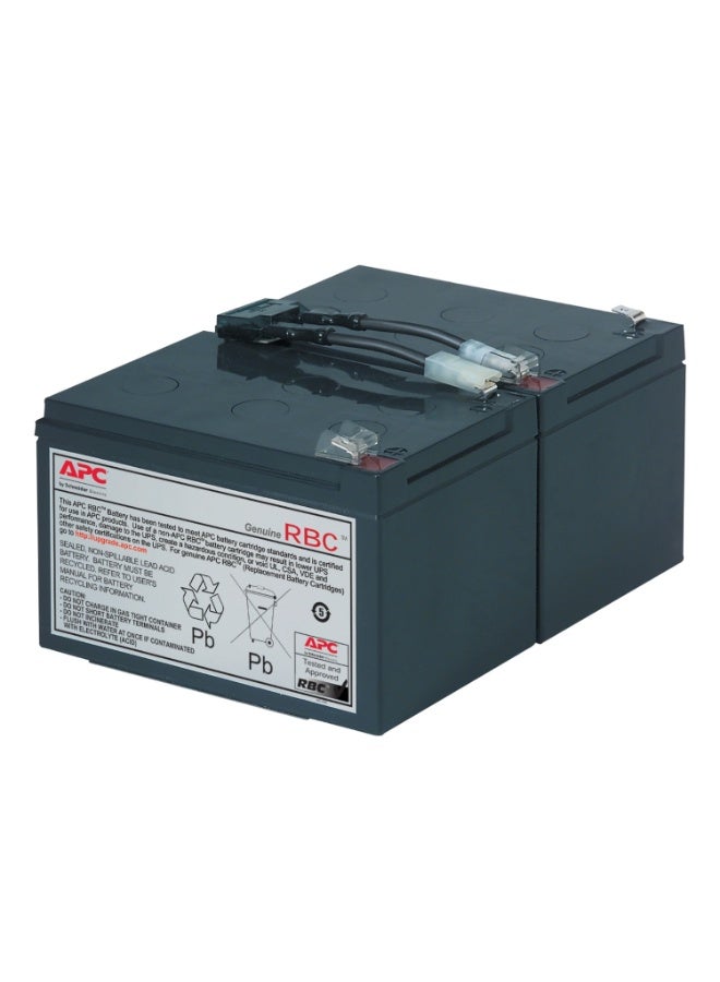 RBC6 | APC Replacement Battery Cartridge #6 | Compatible UPS Battery | 12V, Sealed Lead-Acid